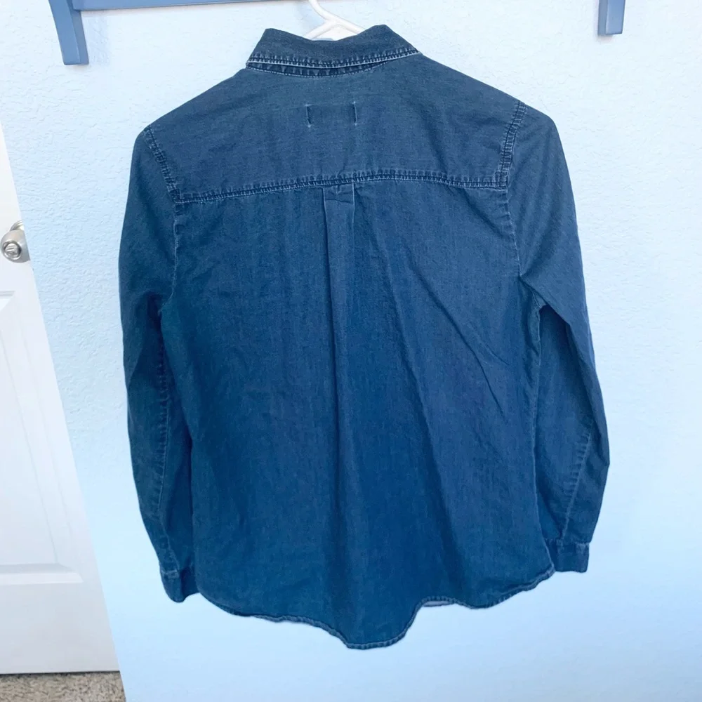 Dark Wash Denim Shirt - Picture 3 of 3
